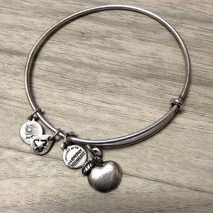 Alex and Ani Apple Teacher Bracelet